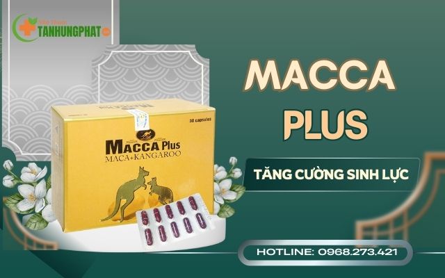 Hình viên uống macca plus tăng cường sinh lý