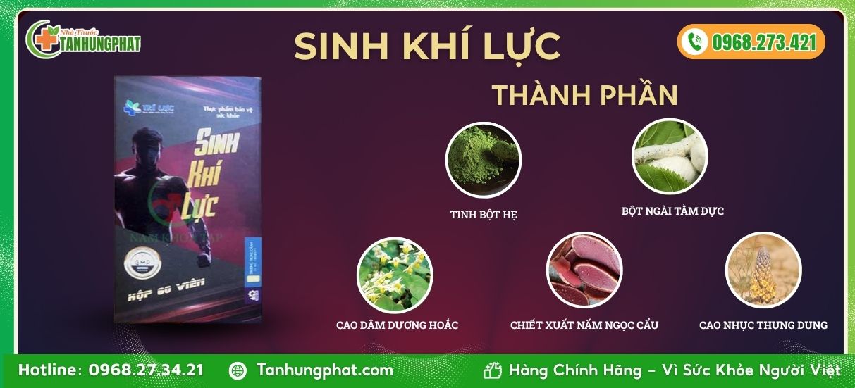 thành phần của sinh khí lực