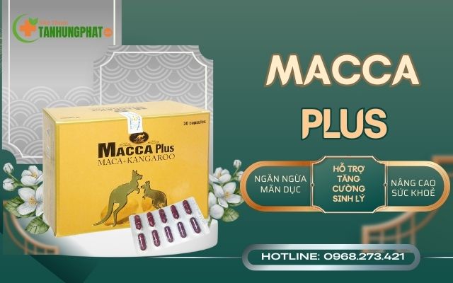 Công dụng của viên uống macca plus