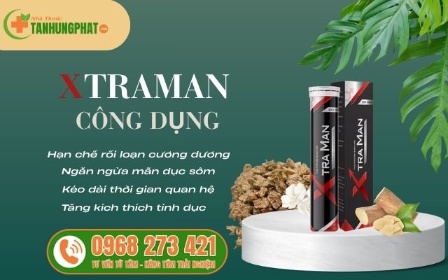 Công dụng viên sủi Xtraman
