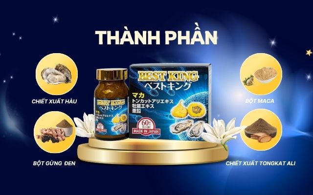 Thành Phần Chính Của Viên Uống Best King Jpanwell