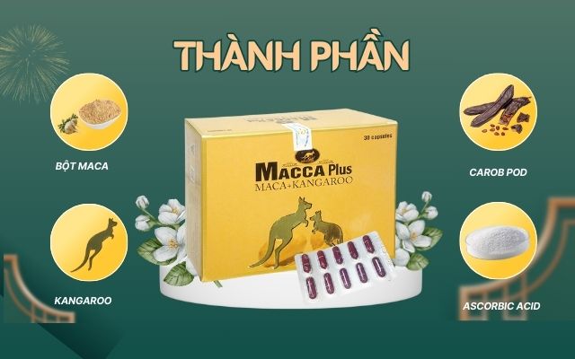 Hình ảnh thành phần macca plus