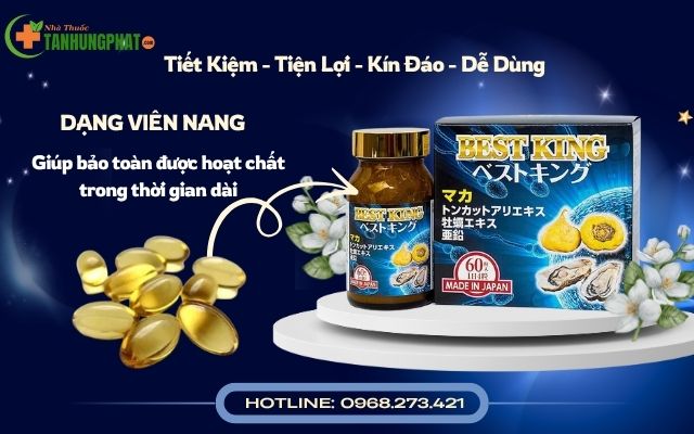 Viên uống Best King Well dạng viên nang