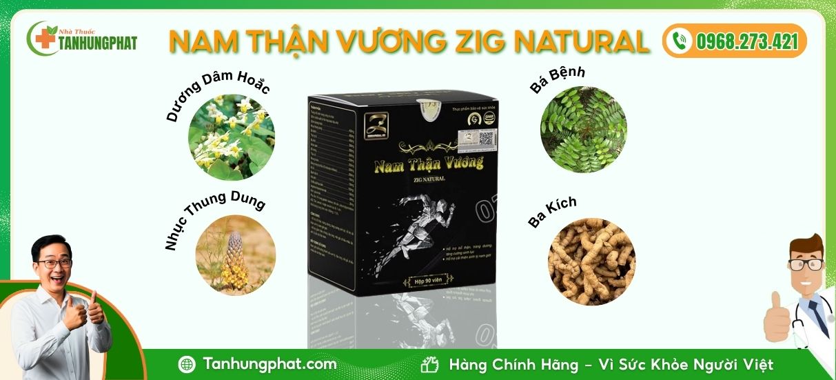 Thành Phần Nam Thận Vương Zig Natural