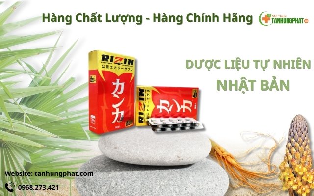 Rizin Nhật Bản hỗ trợ sức khỏe sinh lý ở nam giới