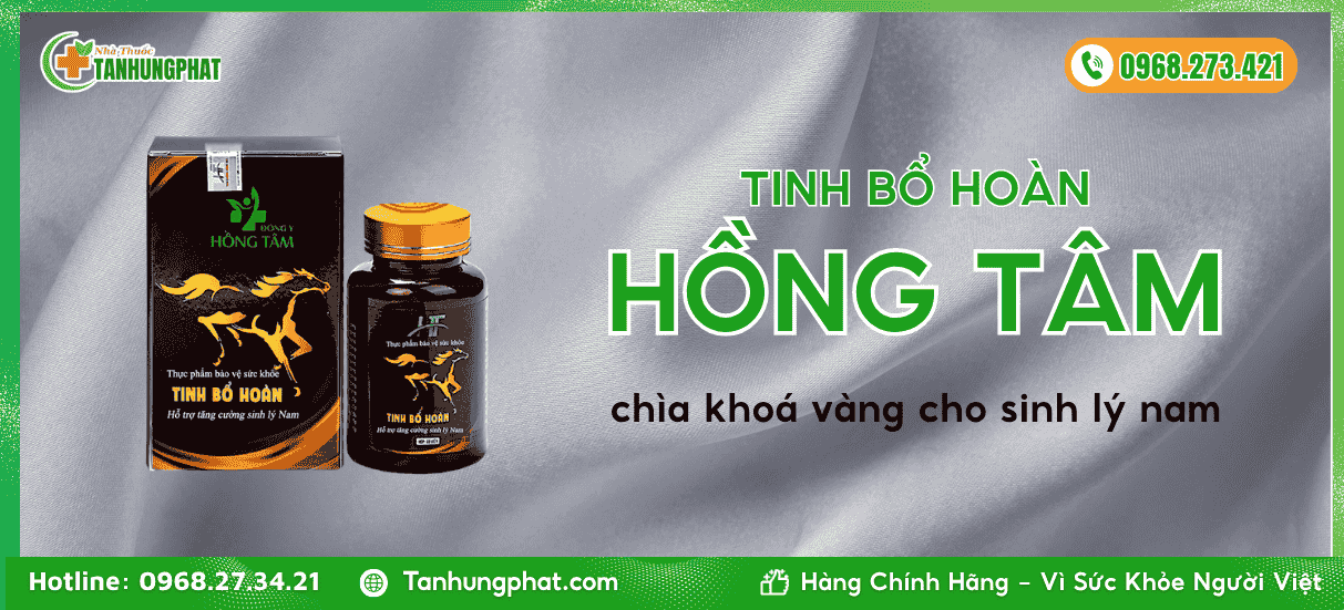 banner sản phẩm tinh bổ hoàn Hồng Tâm