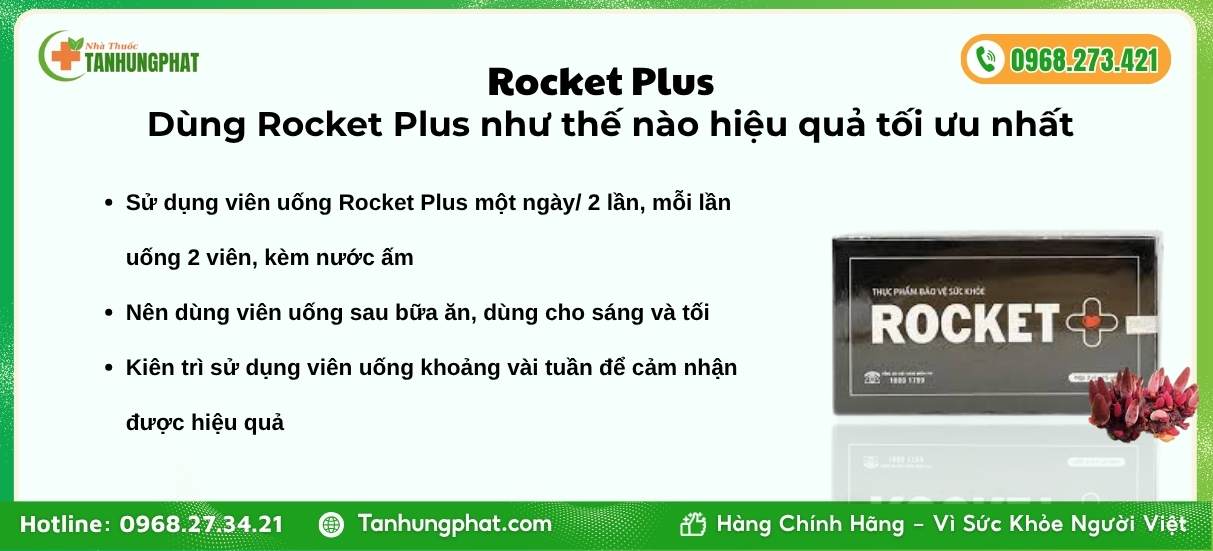 Dùng Rocket Plus như thế nào hiệu quả tối ưu nhất