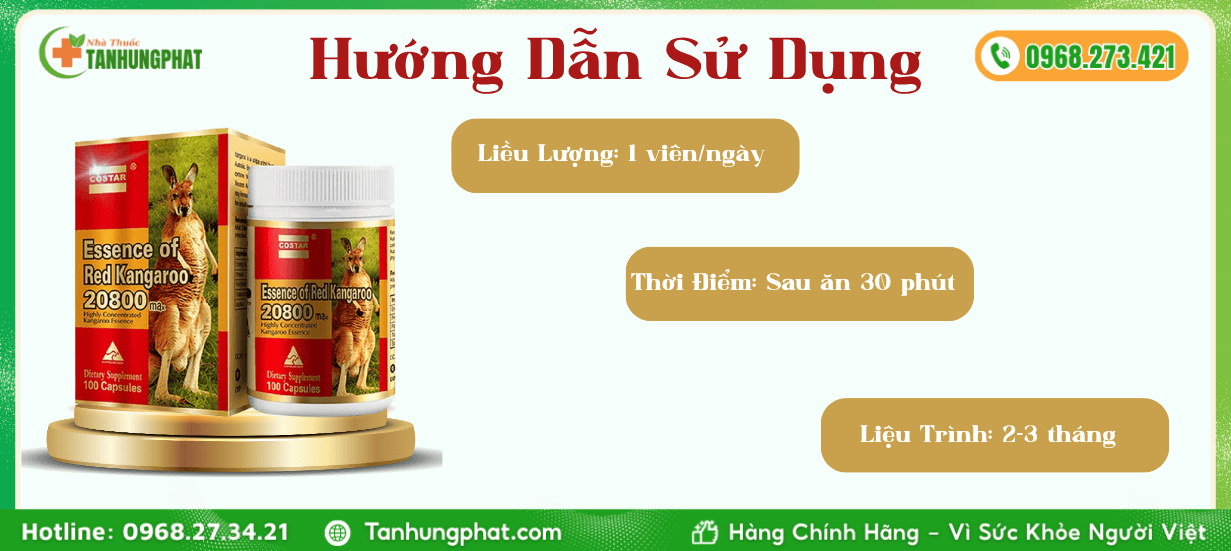 Cách sử dụng Essence Of Red Kangaroo 20800 Max
