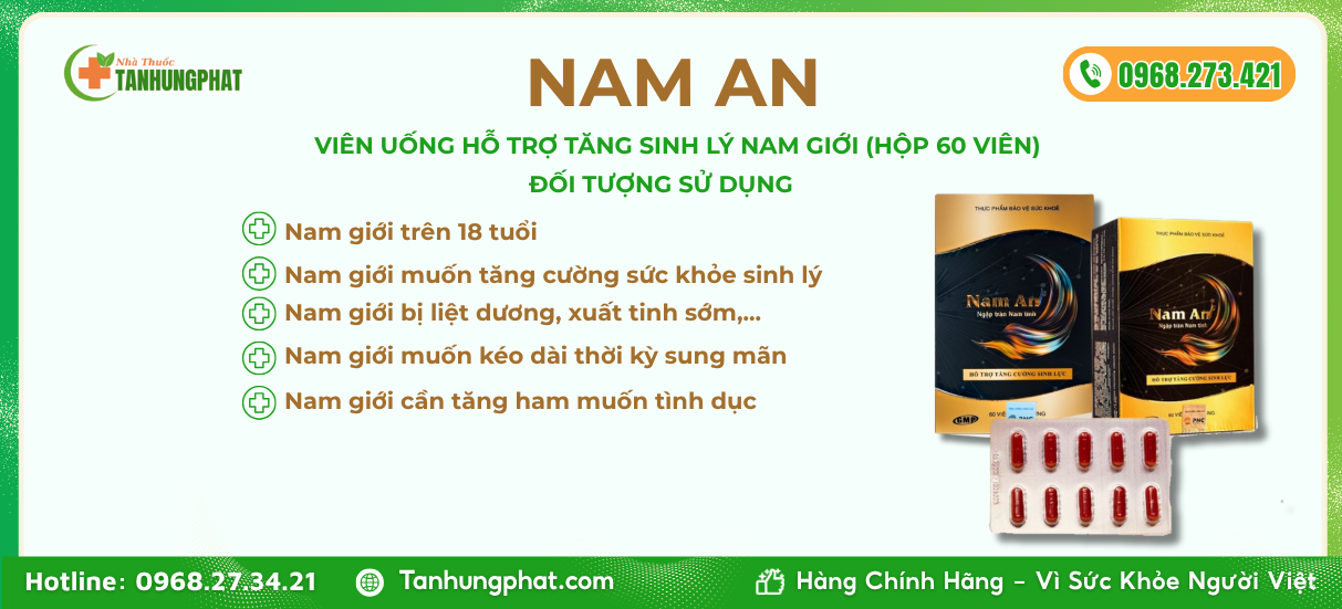Đối tượng nên dùng viên uống Nam An