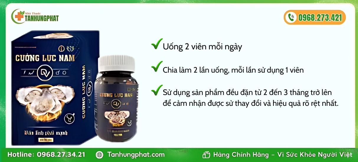 Cách sử dụng Cường Lực Nam Dược Vương