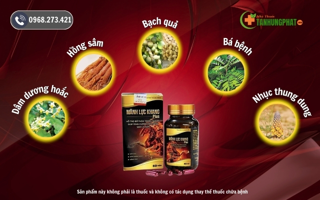 Thành phần của MÃNH LỰC KHANG plus