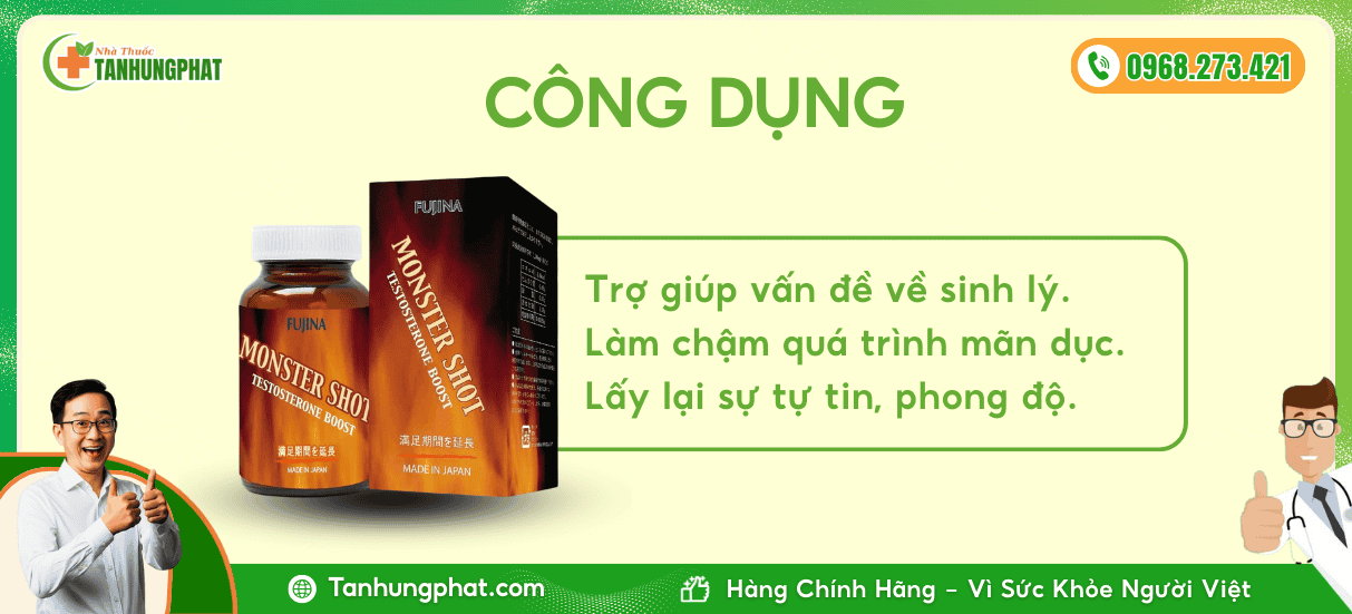 Công dụng của MONSTER SHOT