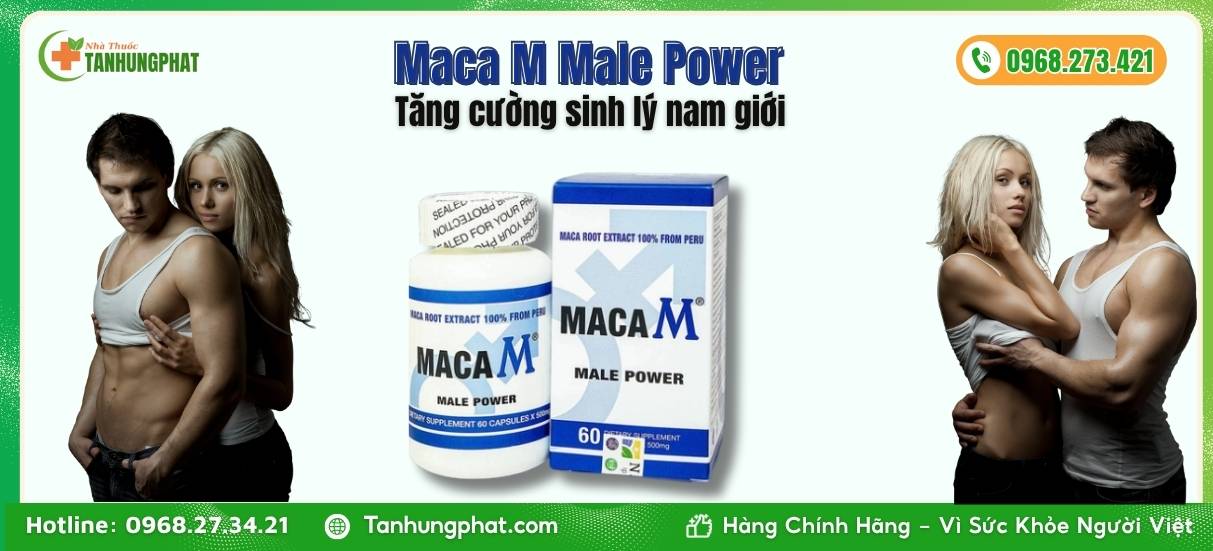 Viên uống tăng cường sinh lý nam giới Maca M Male Power
