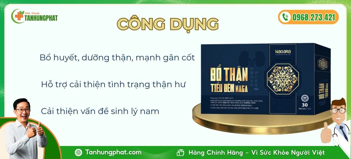 Công dụng của viên uống Naga