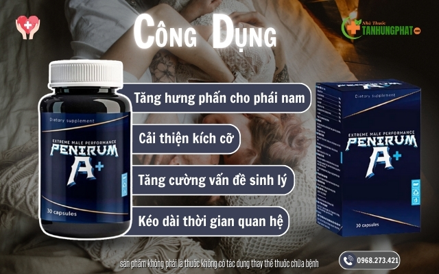 Công dụng Penirum A+