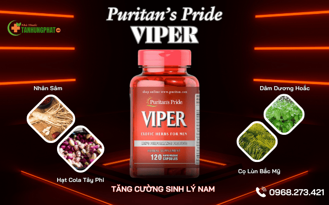 Puritans-Pride-Viper-thanh-phan-san-pham