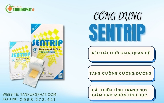 Công dụng chính của tem ngậm Sentrip