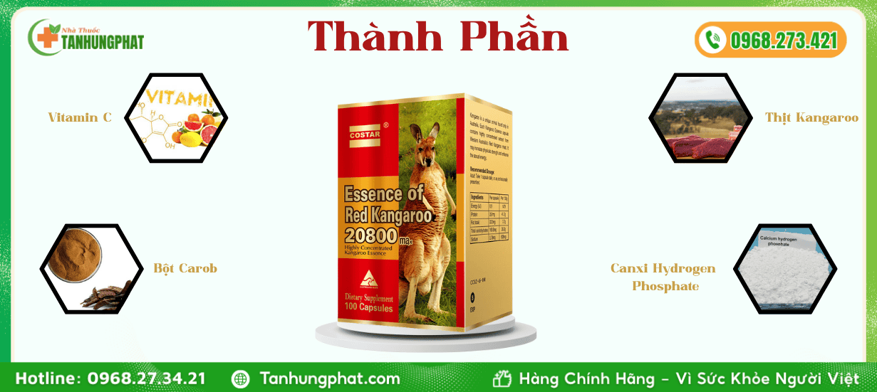 Thành Phần Essence Of Red Kangaroo 20800 Max