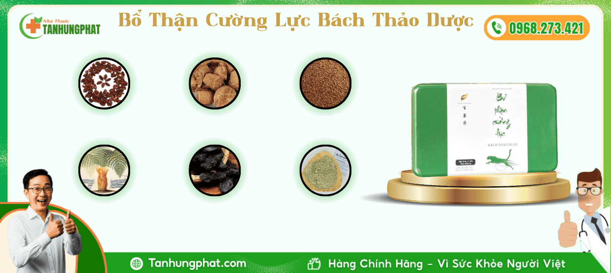 Viên uống Bổ Thận Cường Lực Bách Thảo Dược