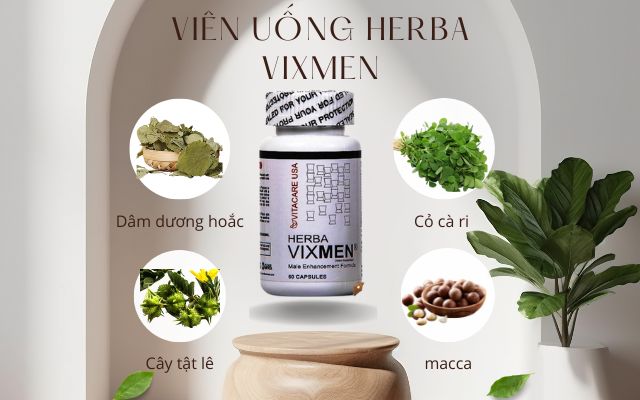 herba vixmen hỗ trợ tăng cường sinh lực