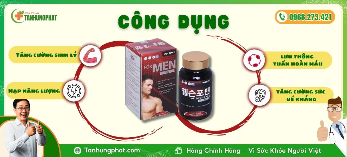 Những công dụng chính của Welson For Me