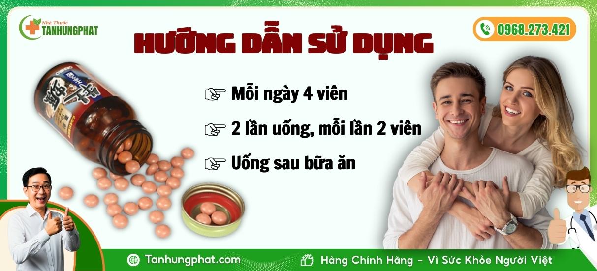 Cách sử dụng viên hàu tươi Orihiro