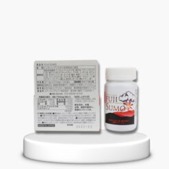 mặt sau có thông tin của viên uống Fuji Sumo