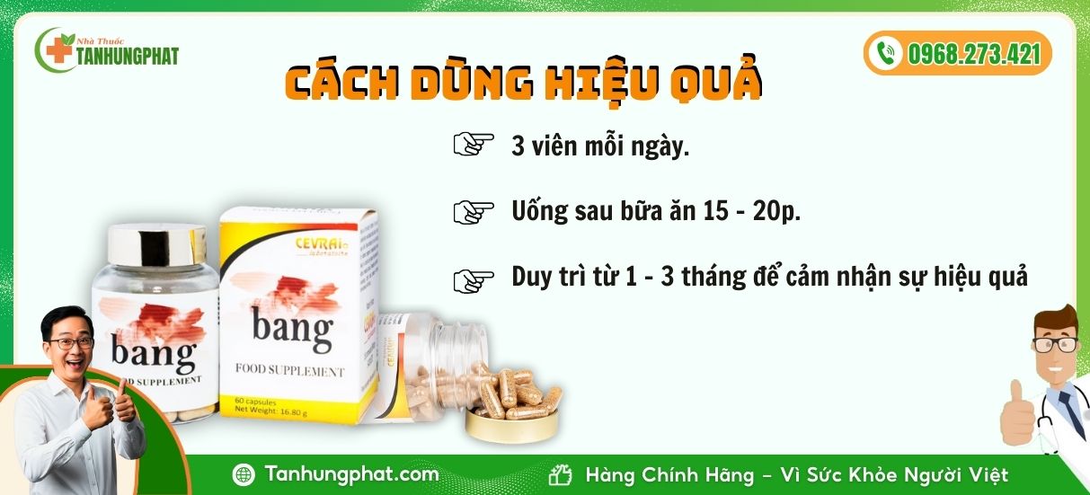 Hướng dẫn sử dụng Bang Cevrai Pháp