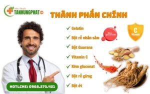 Thành phần chính của viên uống Bang Cevrai Pháp