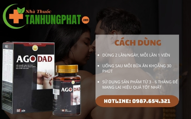 Hướng dẫn sử dụng viên uống Ago Dad