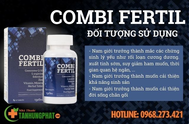 Đối tượng sử dụng viên uống combifertil