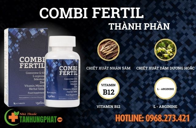 Thành phần có trong viên uống Combifertil