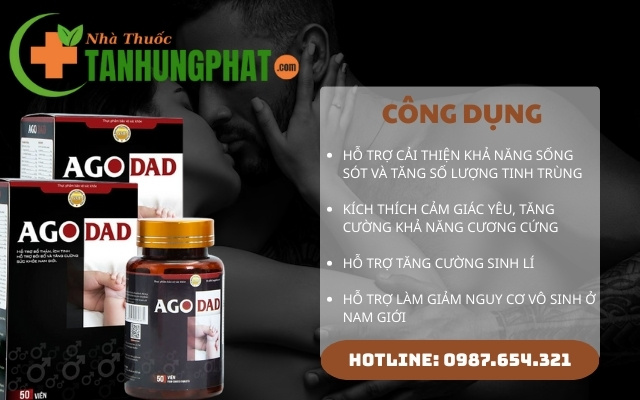 Công dụng của viên uống Ago Dad là gì?