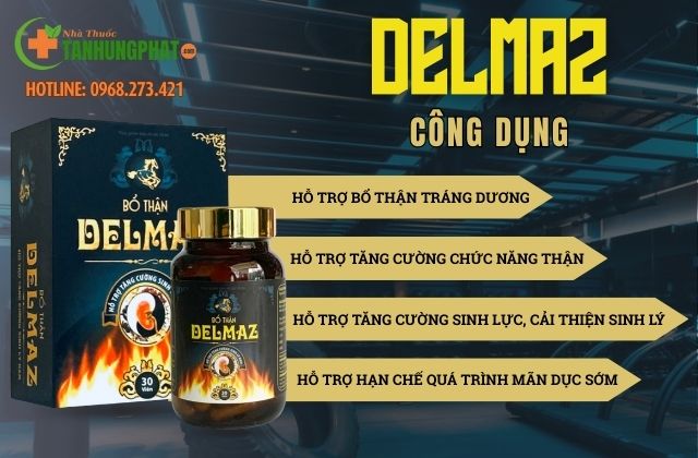 Công dụng của viên uống delmaz