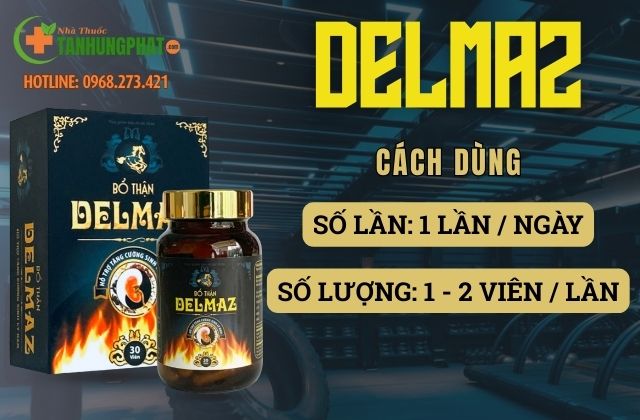 cách dùng viên uống delmaz