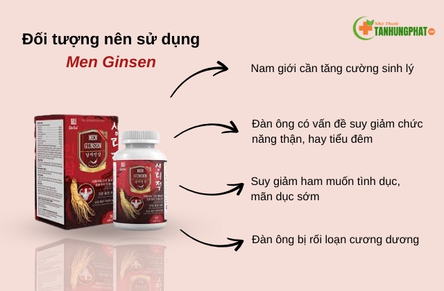 Đối tượng nên dùng Men Ginsen