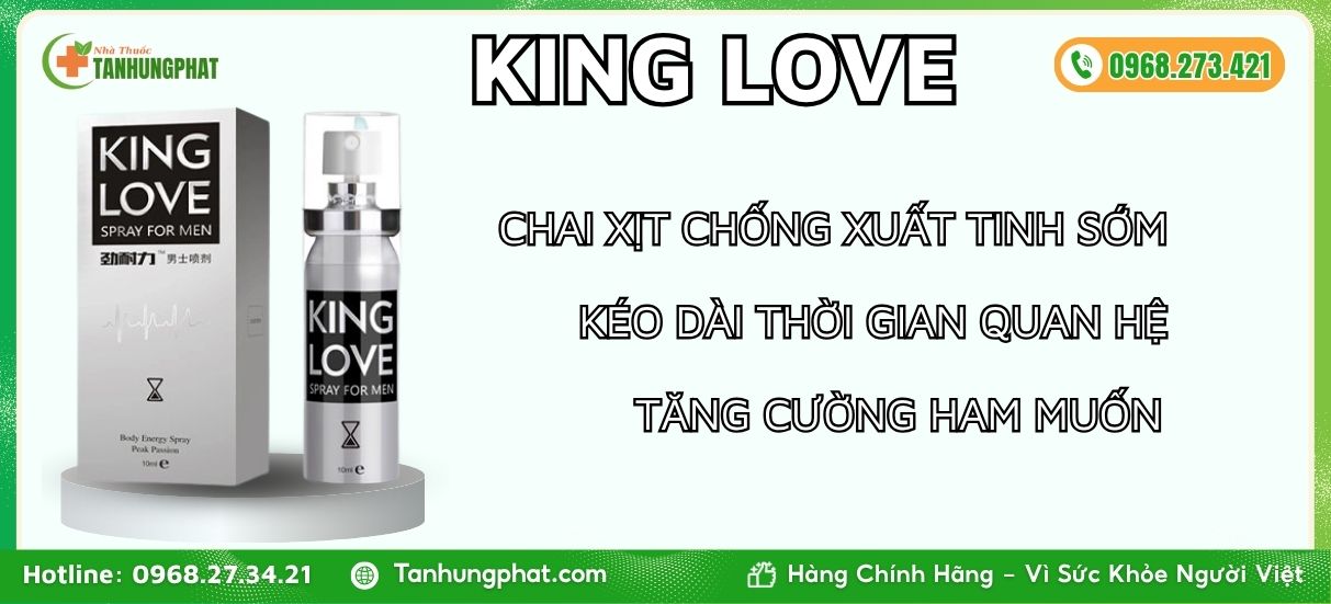 Sản phẩm chai xịt King Love là gì?