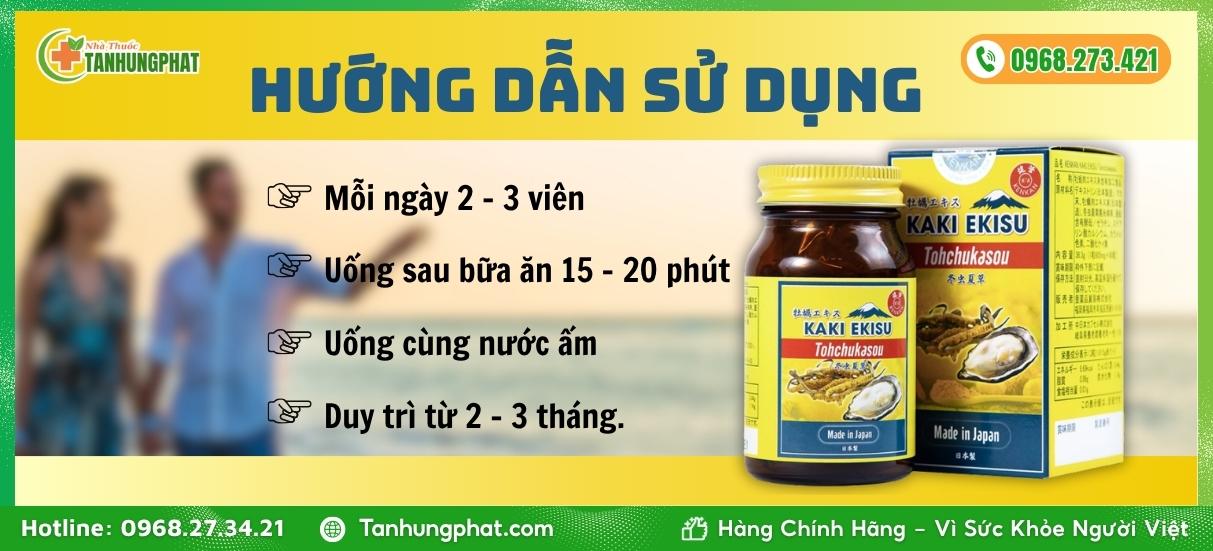 Hướng dẫn sử dụng Kaki Ekisu Tohchukasou