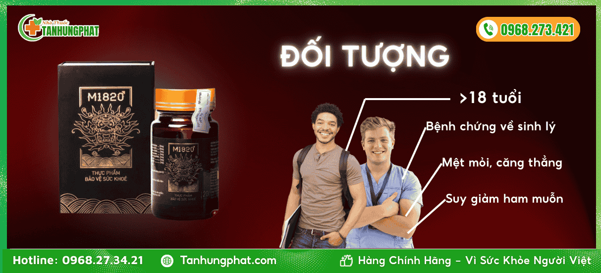 Đối tượng của Bổ thận nam M1820