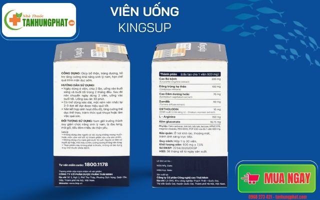 Viên uống KingsUp tăng cường sinh lực