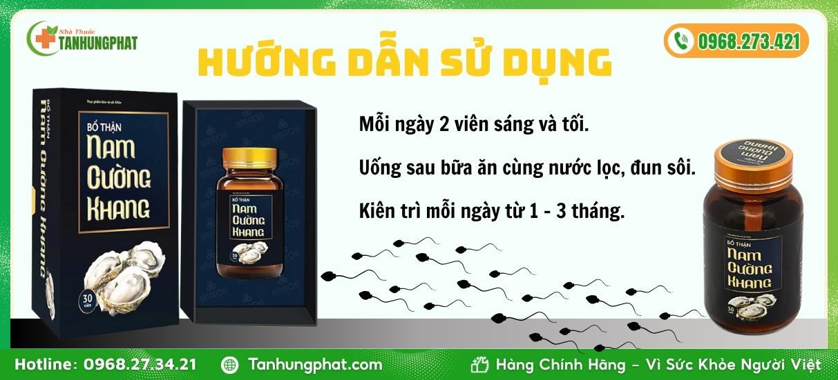 Hướng dẫn sử dụng Nam Cường Khang