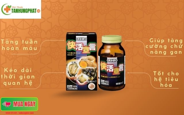 Viên uống tinh chát hàu nghệ tỏi Orihiro