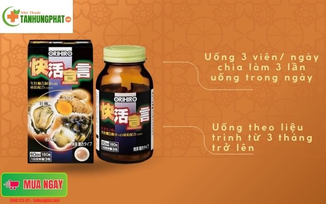 Liều lượng uống Orihiro