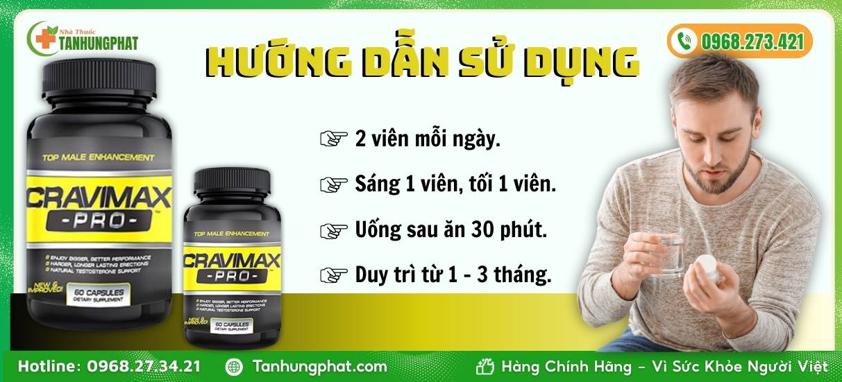 Hướng dẫn sử dụng Cravimax Pro