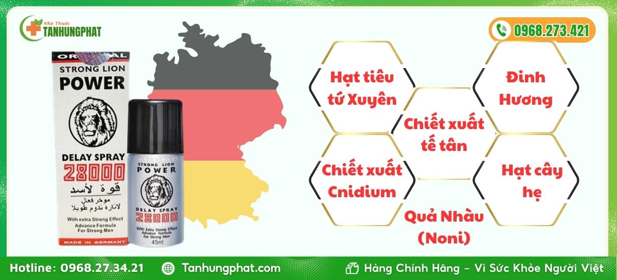 Thành phần của Power 28000