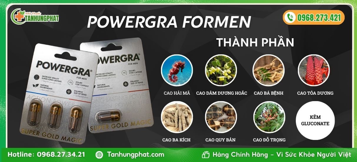 thành phần của powergra for men