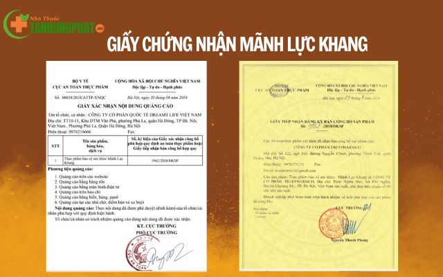 Giấy chứng nhận sản phẩm