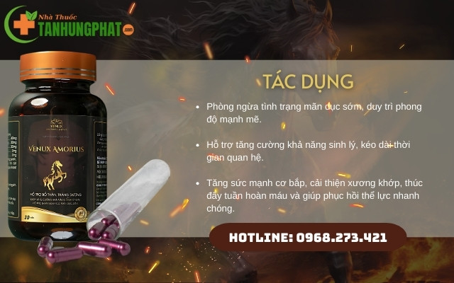 Tác dụng của Venux Amorius