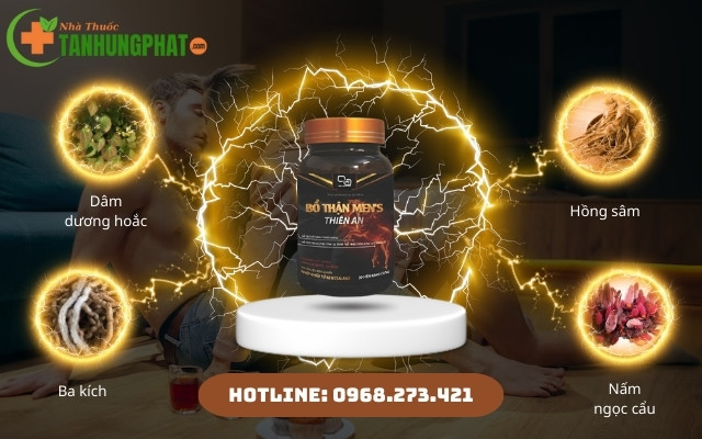 hành phần có trong viên uống Bổ Thận Men’s Thiên An