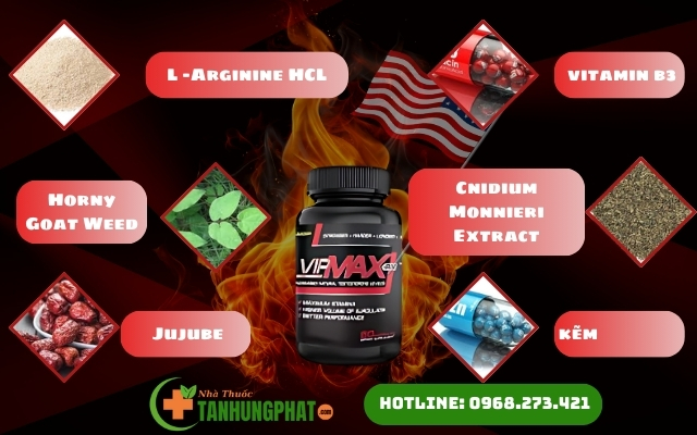 thành phần có trong viên Vipmax RX